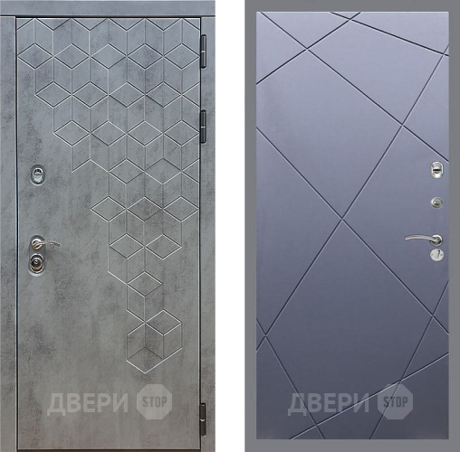 Дверь Стоп БЕТОН ФЛ-291 Силк титан в Можайске