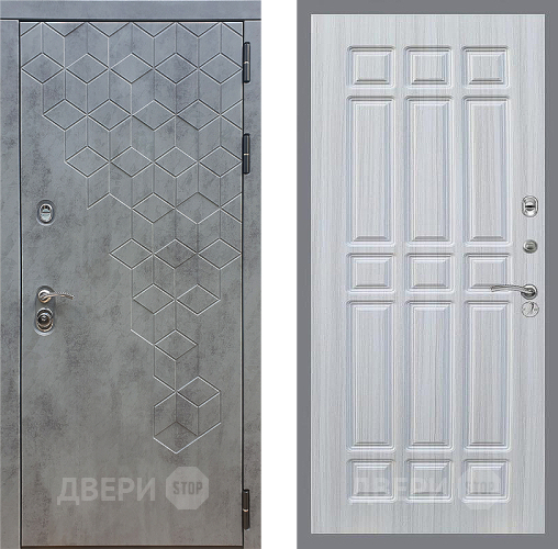 Входная металлическая Дверь Стоп БЕТОН ФЛ-33 Сандал белый в Можайске