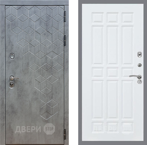 Входная металлическая Дверь Стоп БЕТОН ФЛ-33 Силк Сноу в Можайске