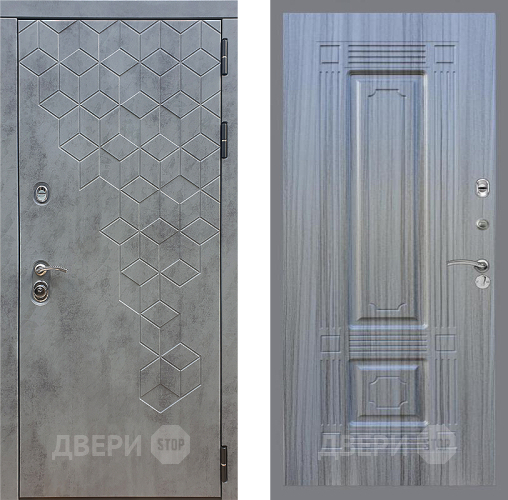 Входная металлическая Дверь Стоп БЕТОН ФЛ-2 Сандал грей в Можайске
