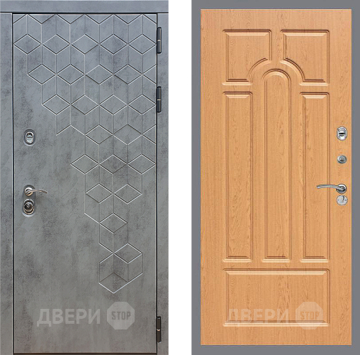 Дверь Стоп БЕТОН ФЛ-58 Дуб в Можайске