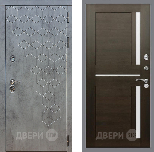 Входная металлическая Дверь Стоп БЕТОН СБ-18 Венге в Можайске