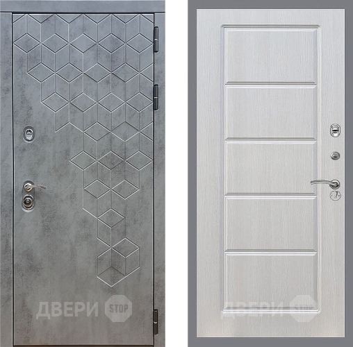 Входная металлическая Дверь Стоп БЕТОН ФЛ-39 Лиственница беж в Можайске