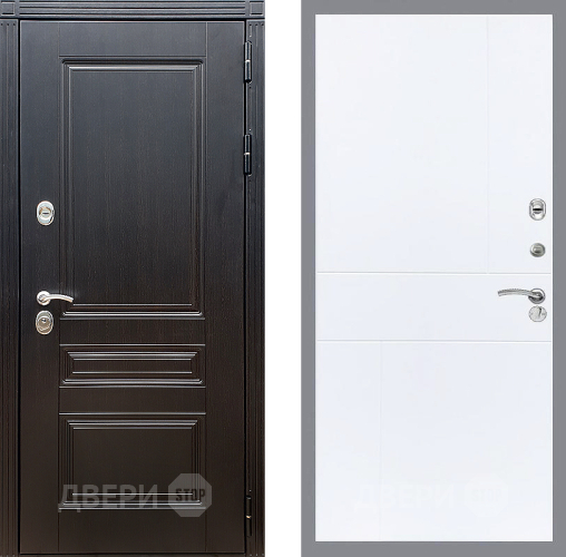 Входная металлическая Дверь Стоп МЕГАПОЛИС ФЛ-290 Силк Сноу в Можайске