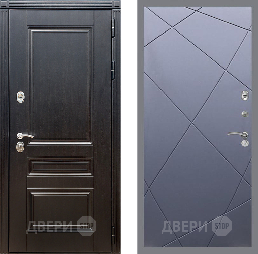 Входная металлическая Дверь Стоп МЕГАПОЛИС ФЛ-291 Силк титан в Можайске