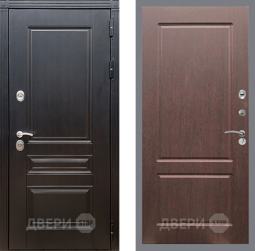 Входная металлическая Дверь Стоп МЕГАПОЛИС ФЛ-117 Орех премиум в Можайске
