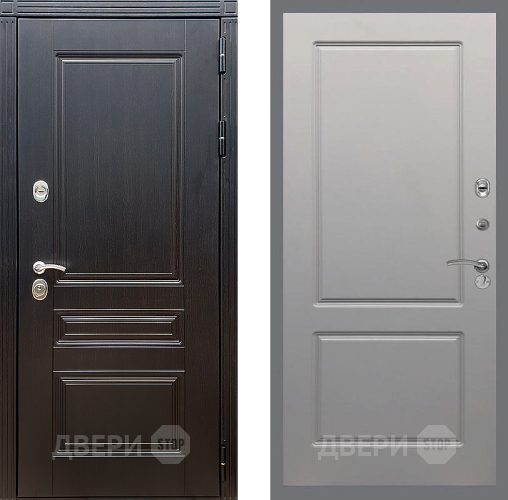 Входная металлическая Дверь Стоп МЕГАПОЛИС ФЛ-117 Грей софт в Можайске