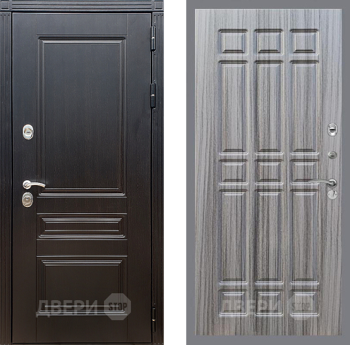 Входная металлическая Дверь Стоп МЕГАПОЛИС ФЛ-33 Сандал грей в Можайске