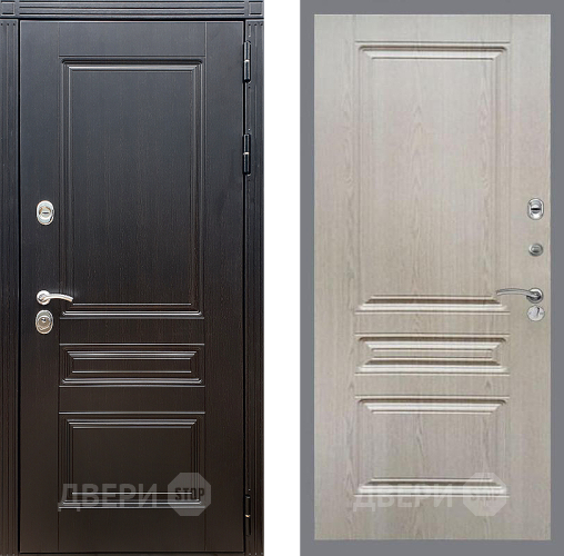 Входная металлическая Дверь Стоп МЕГАПОЛИС ФЛ-243 Беленый дуб в Можайске