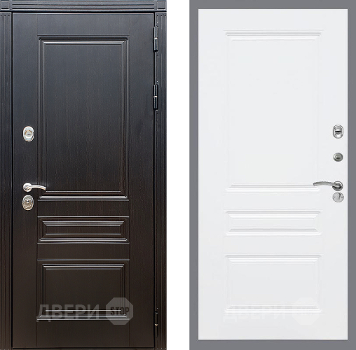 Входная металлическая Дверь Стоп МЕГАПОЛИС ФЛ-243 Силк Сноу в Можайске