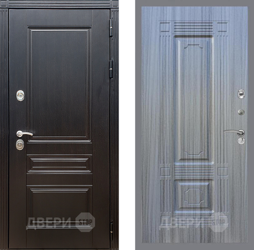 Входная металлическая Дверь Стоп МЕГАПОЛИС ФЛ-2 Сандал грей в Можайске
