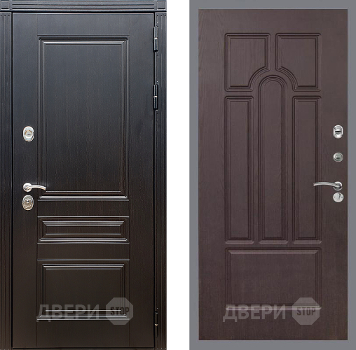 Входная металлическая Дверь Стоп МЕГАПОЛИС ФЛ-58 Венге в Можайске
