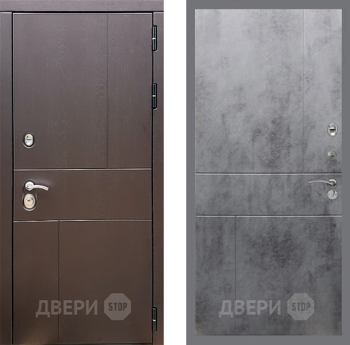 Входная металлическая Дверь Стоп УРБАН ФЛ-290 Бетон темный в Можайске
