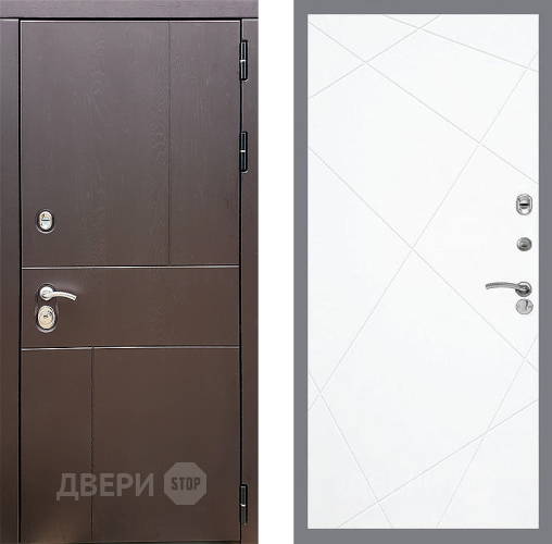 Входная металлическая Дверь Стоп УРБАН ФЛ-291 Силк Сноу в Можайске
