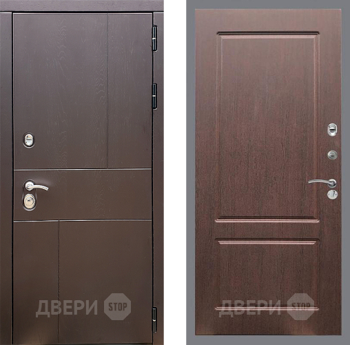 Дверь Стоп УРБАН ФЛ-117 Орех премиум в Можайске