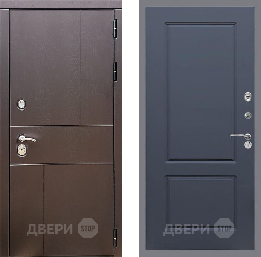 Дверь Стоп УРБАН ФЛ-117 Силк титан в Можайске