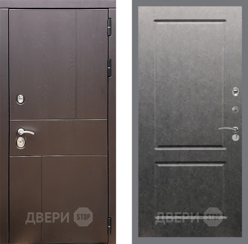 Входная металлическая Дверь Стоп УРБАН ФЛ-117 Штукатурка графит в Можайске