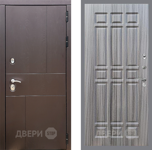 Входная металлическая Дверь Стоп УРБАН ФЛ-33 Сандал грей в Можайске
