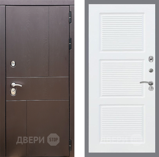 Входная металлическая Дверь Стоп УРБАН ФЛ-1 Силк Сноу в Можайске