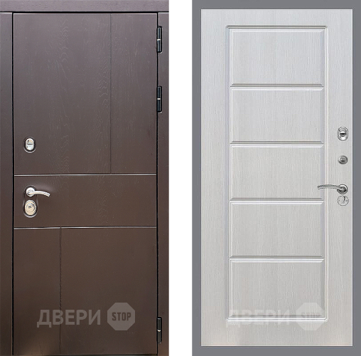 Входная металлическая Дверь Стоп УРБАН ФЛ-39 Лиственница беж в Можайске