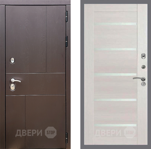Входная металлическая Дверь Стоп УРБАН СБ-14 Лиственница беж в Можайске
