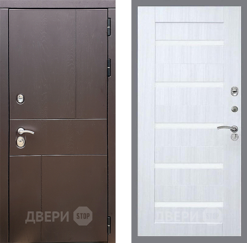 Входная металлическая Дверь Стоп УРБАН СБ-14 Сандал белый в Можайске