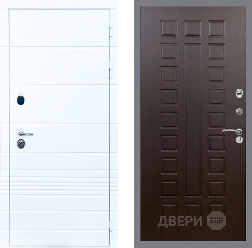 Входная металлическая Дверь Стоп ТРЕНДО ФЛ-183 Венге в Можайске