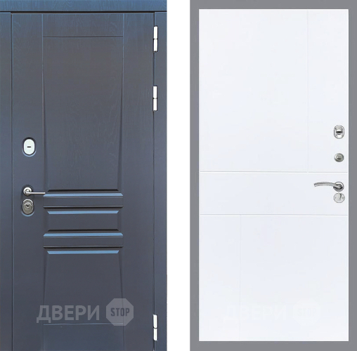 Входная металлическая Дверь Стоп ПЛАТИНУМ ФЛ-290 Силк Сноу в Можайске