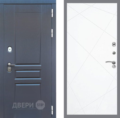 Входная металлическая Дверь Стоп ПЛАТИНУМ ФЛ-291 Силк Сноу в Можайске