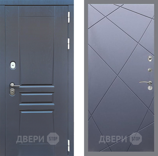 Входная металлическая Дверь Стоп ПЛАТИНУМ ФЛ-291 Силк титан в Можайске
