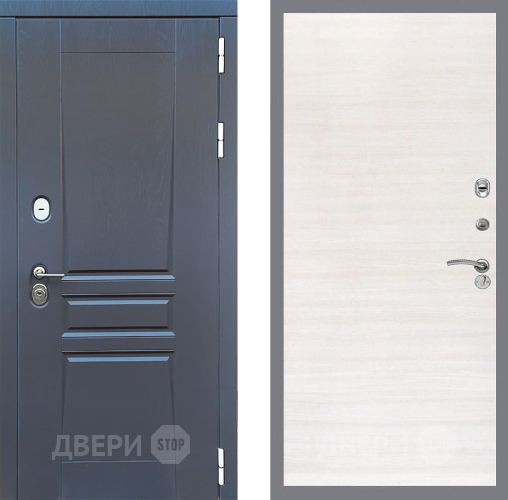 Входная металлическая Дверь Стоп ПЛАТИНУМ Гладкая Акация светлая в Можайске
