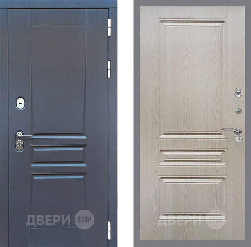Входная металлическая Дверь Стоп ПЛАТИНУМ ФЛ-243 Беленый дуб в Можайске