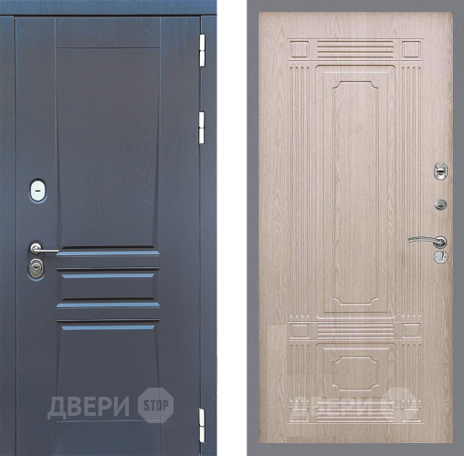 Входная металлическая Дверь Стоп ПЛАТИНУМ ФЛ-2 Беленый дуб в Можайске
