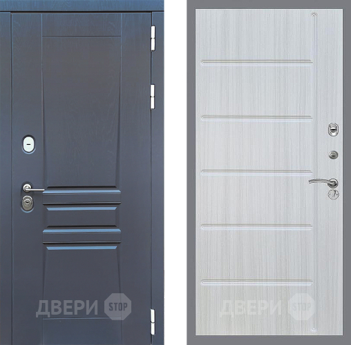 Входная металлическая Дверь Стоп ПЛАТИНУМ ФЛ-102 Сандал белый в Можайске