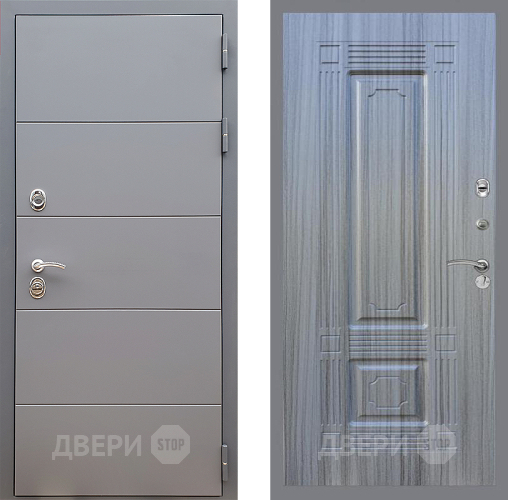 Входная металлическая Дверь Стоп АРТ ГРАФИТ ФЛ-2 Сандал грей в Можайске
