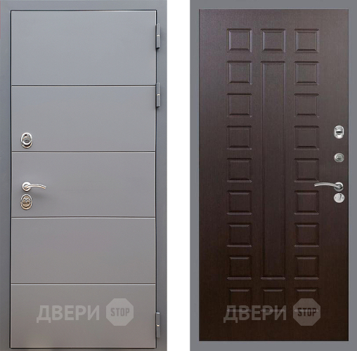 Входная металлическая Дверь Стоп АРТ ГРАФИТ ФЛ-183 Венге в Можайске
