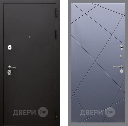 Входная металлическая Дверь Стоп КЛАССИК Шагрень ФЛ-291 Силк титан в Можайске