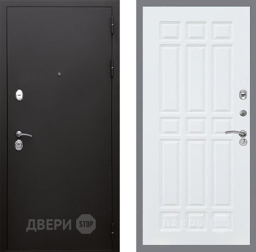 Входная металлическая Дверь Стоп КЛАССИК Шагрень ФЛ-33 Силк Сноу в Можайске