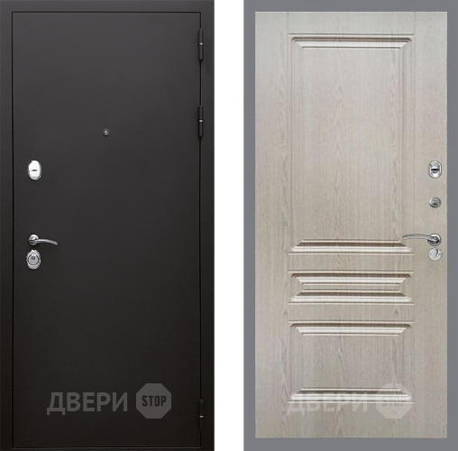 Входная металлическая Дверь Стоп КЛАССИК Шагрень ФЛ-243 Беленый дуб в Можайске