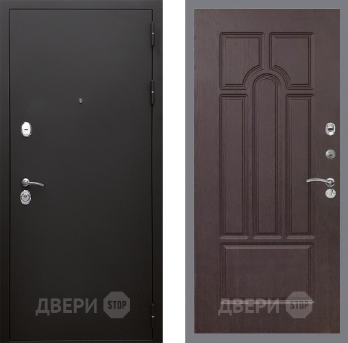 Входная металлическая Дверь Стоп КЛАССИК Шагрень ФЛ-58 Венге в Можайске