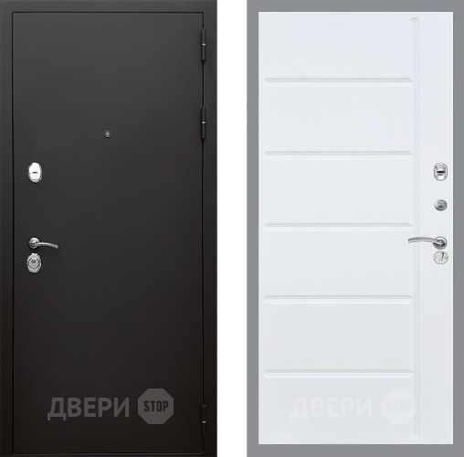 Входная металлическая Дверь Стоп КЛАССИК Шагрень ФЛ-102 Белый ясень в Можайске