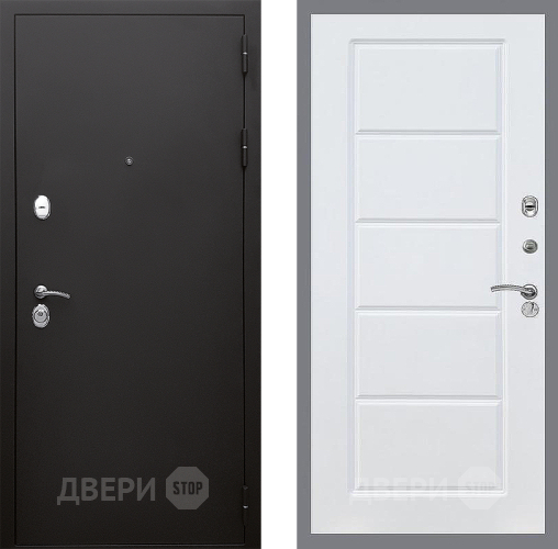 Входная металлическая Дверь Стоп КЛАССИК Шагрень ФЛ-39 Силк Сноу в Можайске