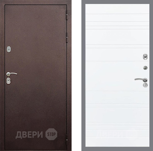 Входная металлическая Дверь Стоп КЛАССИК Медь Лайн Силк Сноу в Можайске