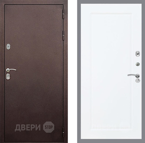 Входная металлическая Дверь Стоп КЛАССИК Медь ФЛ-119 Силк Сноу в Можайске