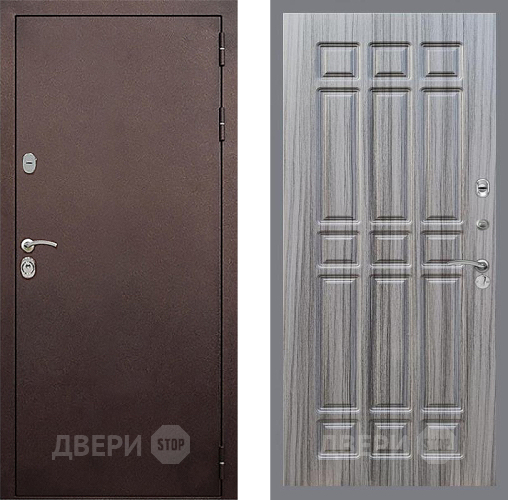 Входная металлическая Дверь Стоп КЛАССИК Медь ФЛ-33 Сандал грей в Можайске