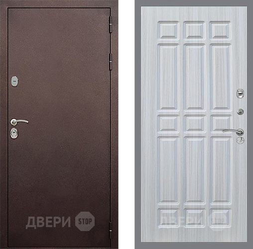 Входная металлическая Дверь Стоп КЛАССИК Медь ФЛ-33 Сандал белый в Можайске