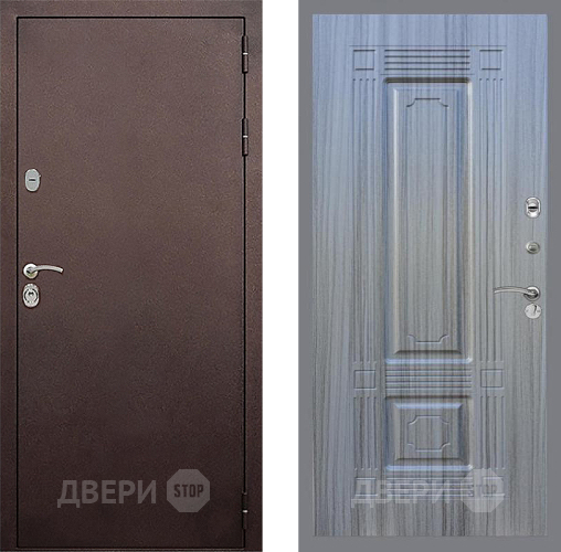 Входная металлическая Дверь Стоп КЛАССИК Медь ФЛ-2 Сандал грей в Можайске