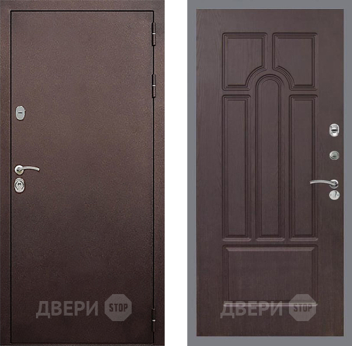 Дверь Стоп КЛАССИК Медь ФЛ-58 Венге в Можайске