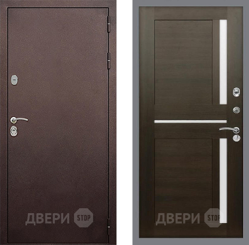 Входная металлическая Дверь Стоп КЛАССИК Медь СБ-18 Венге в Можайске