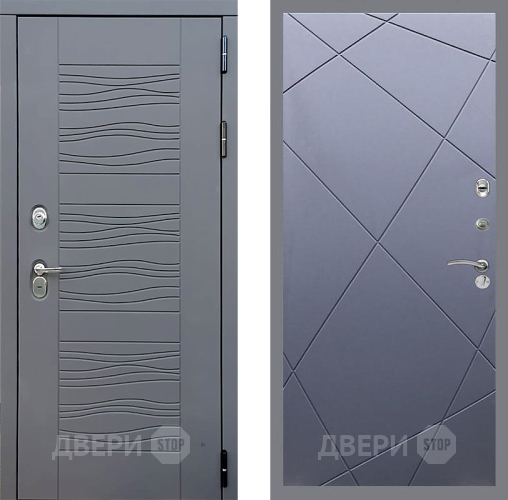 Входная металлическая Дверь Стоп СКАНДИ ФЛ-291 Силк титан в Можайске